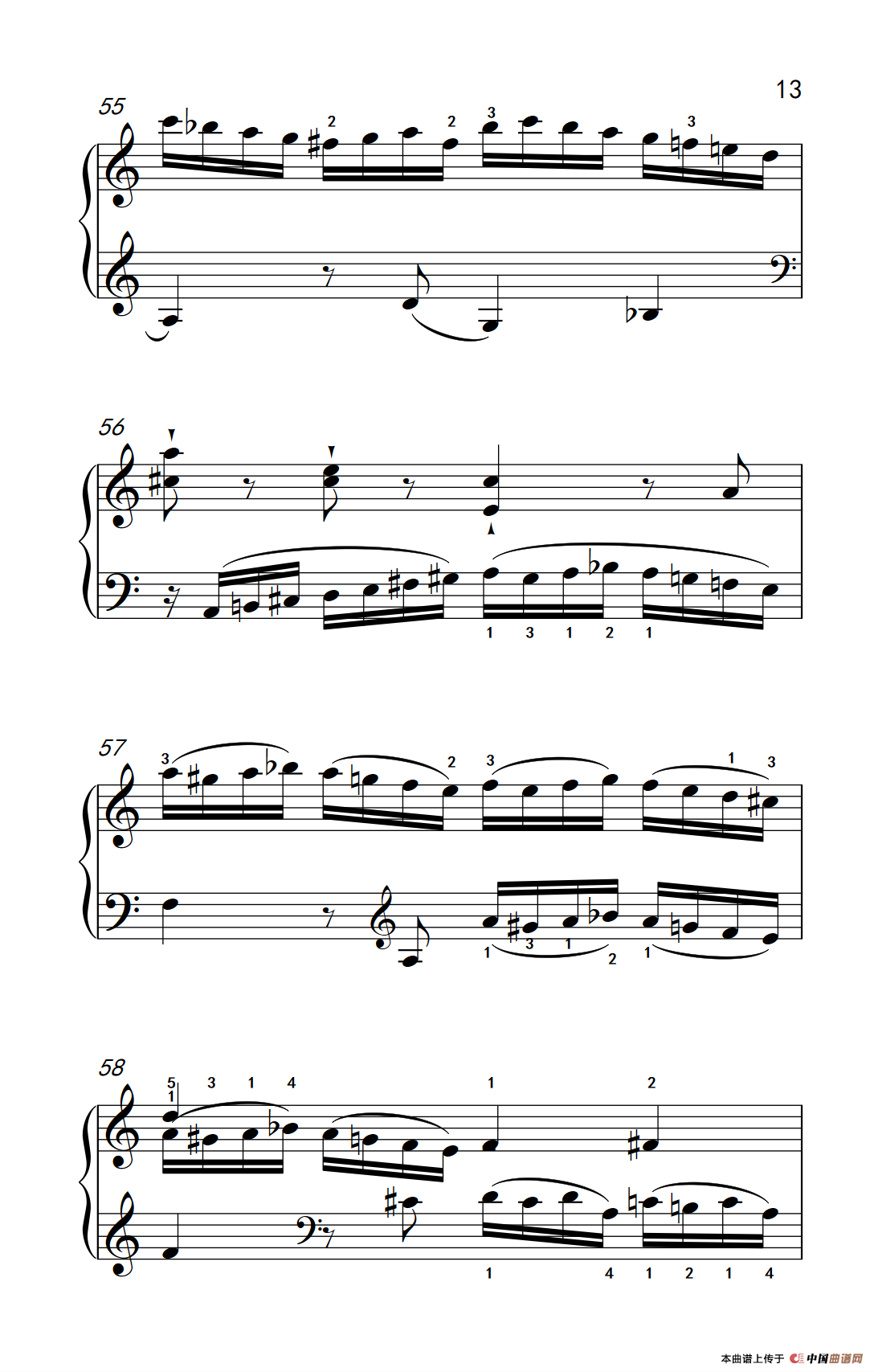 第九级1.C大调奏鸣曲 第一乐章 Hob.XVI 50（中央音乐学院 钢琴（业余）考级教程 7-9级）