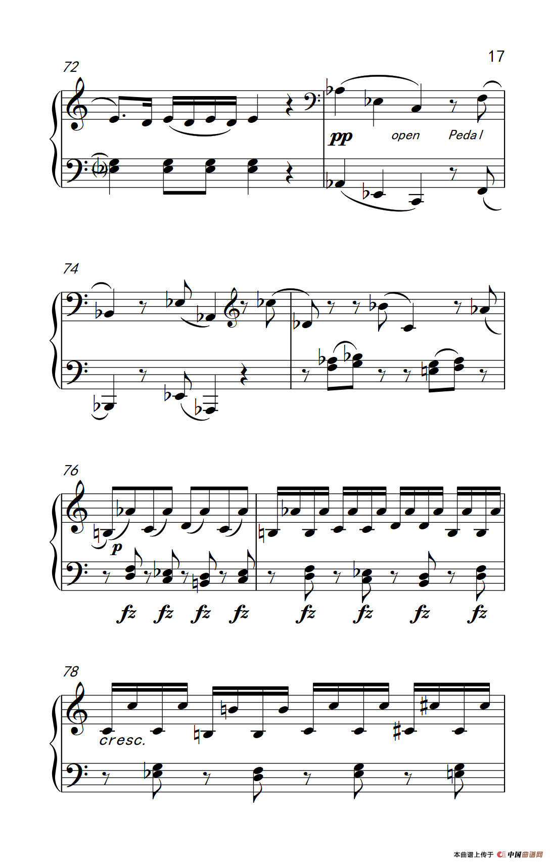 第九级1.C大调奏鸣曲 第一乐章 Hob.XVI 50（中央音乐学院 钢琴（业余）考级教程 7-9级）