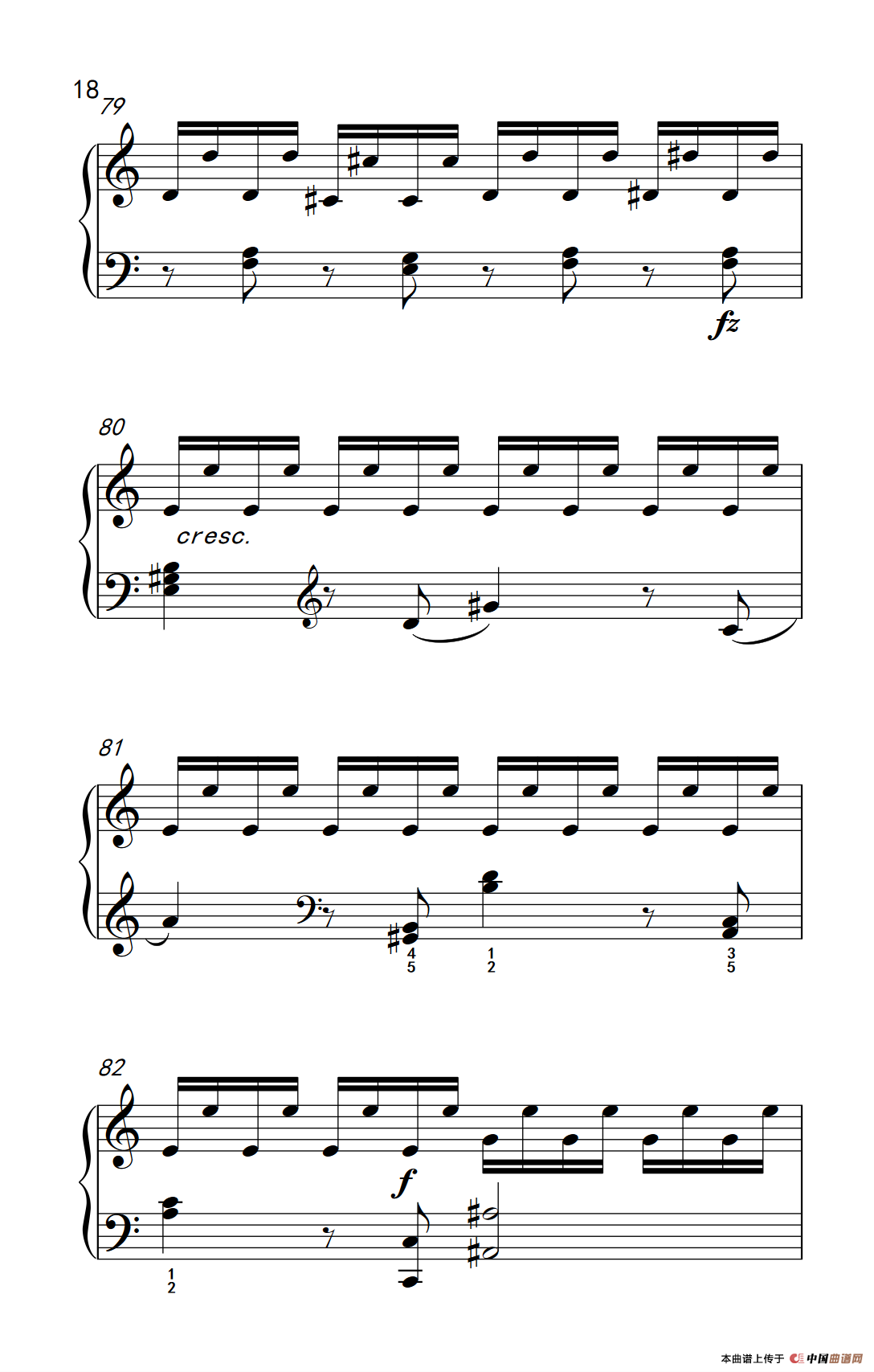 第九级1.C大调奏鸣曲 第一乐章 Hob.XVI 50（中央音乐学院 钢琴（业余）考级教程 7-9级）