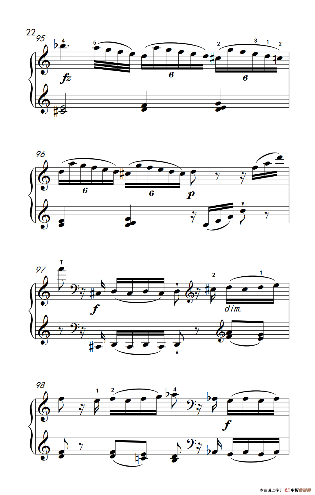 第九级1.C大调奏鸣曲 第一乐章 Hob.XVI 50（中央音乐学院 钢琴（业余）考级教程 7-9级）