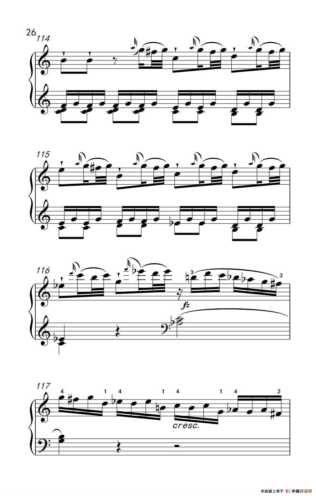 第九级1.C大调奏鸣曲 第一乐章 Hob.XVI 50（中央音乐学院 钢琴（业余）考级教程 7-9级）