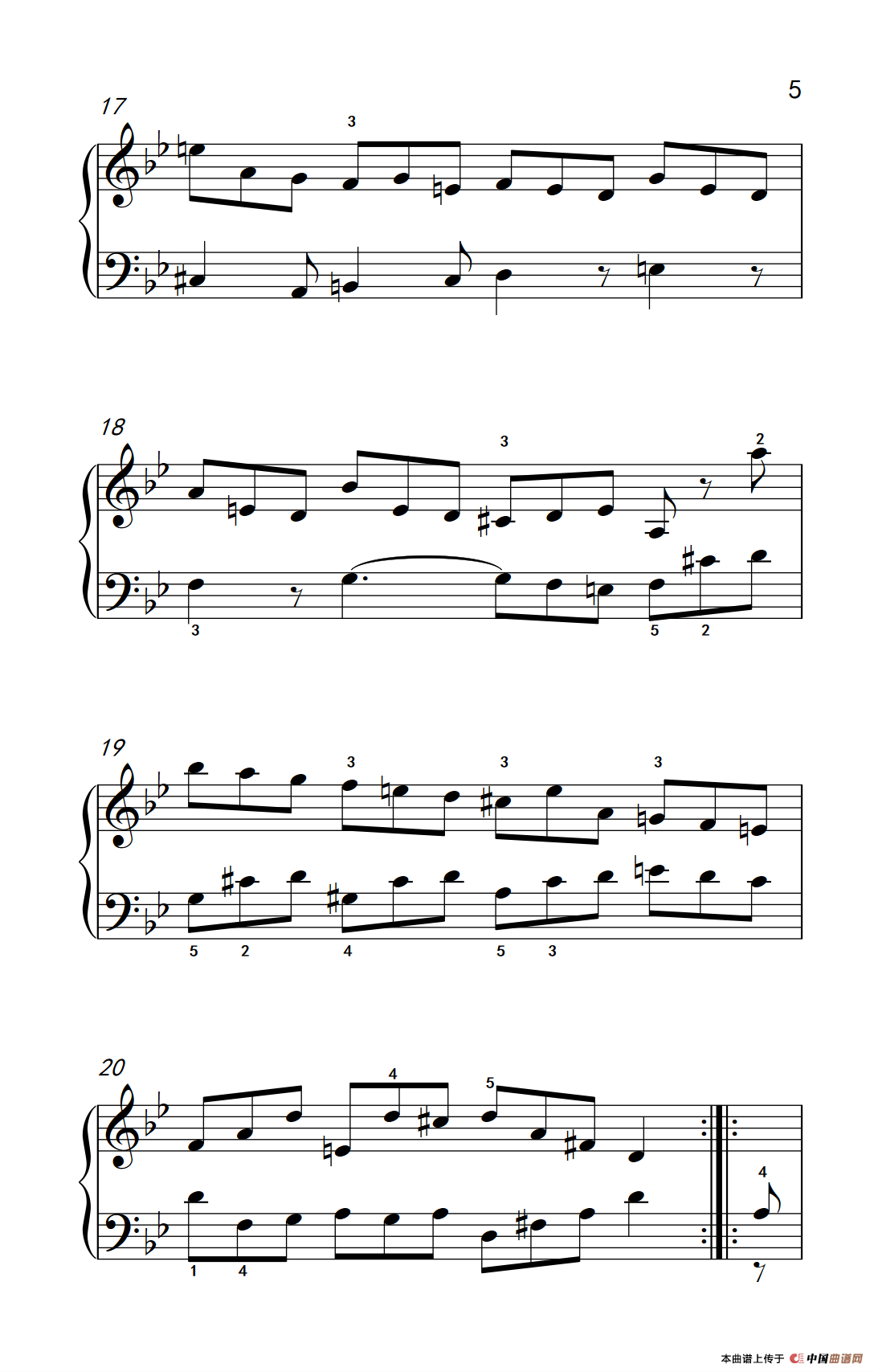 第九级1.吉格舞曲 选自《英国组曲》第三套（中央音乐学院 钢琴（业余）考级教程 7-9级）