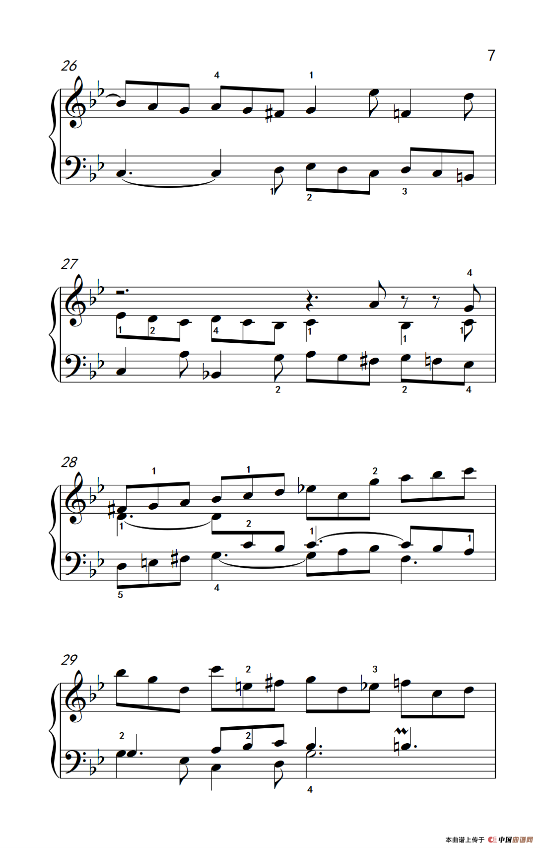 第九级1.吉格舞曲 选自《英国组曲》第三套（中央音乐学院 钢琴（业余）考级教程 7-9级）