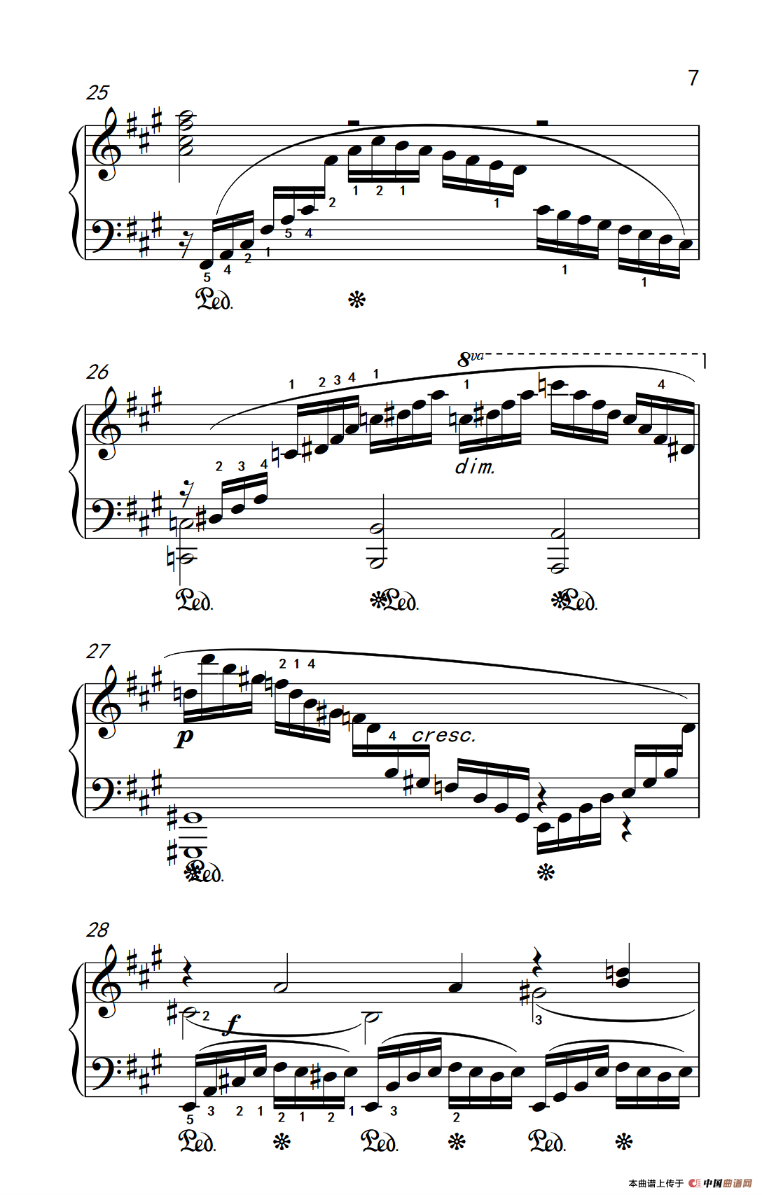 第九级2.练习曲 No.7（中央音乐学院 钢琴（业余）考级教程 7-9级）