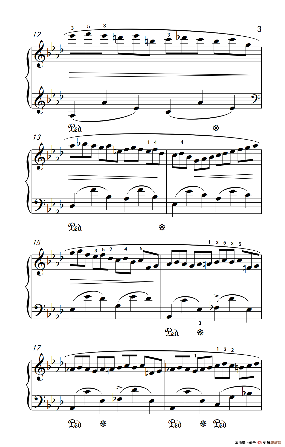 第九级1.练习曲 Op.25 No.2（中央音乐学院 钢琴（业余）考级教程 7-9级）