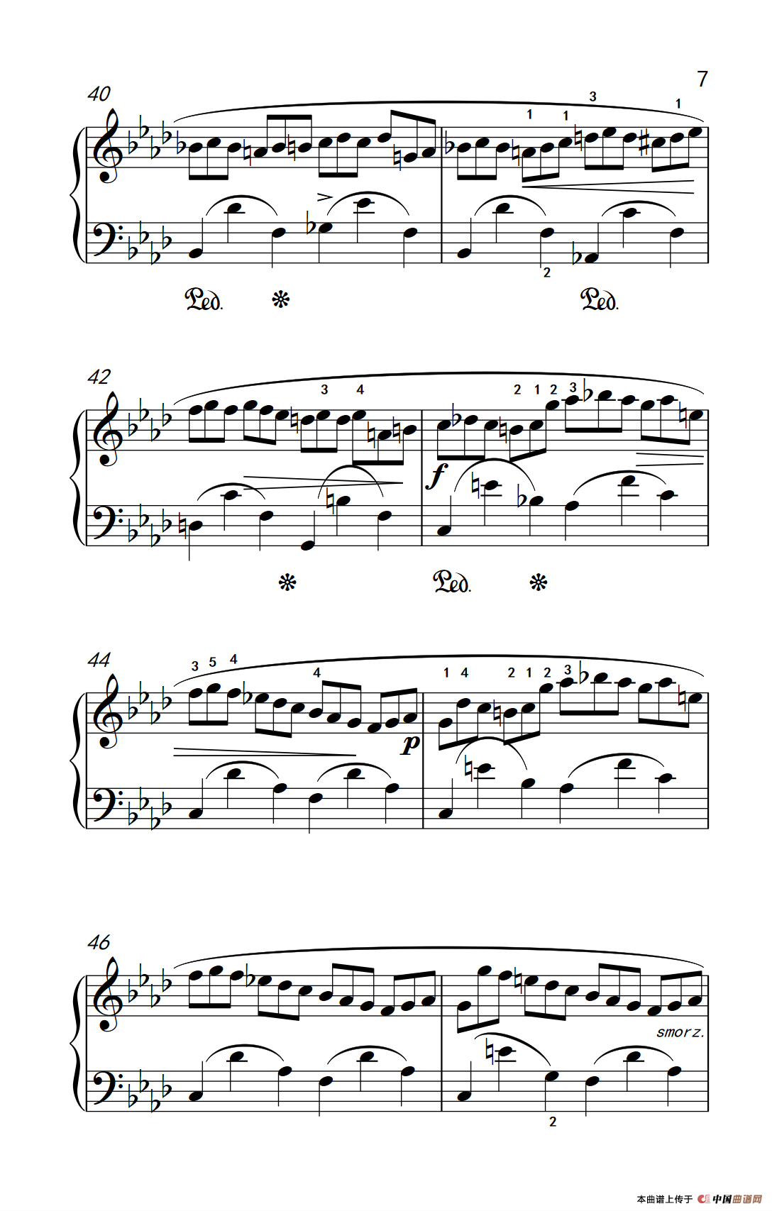 第九级1.练习曲 Op.25 No.2（中央音乐学院 钢琴（业余）考级教程 7-9级）