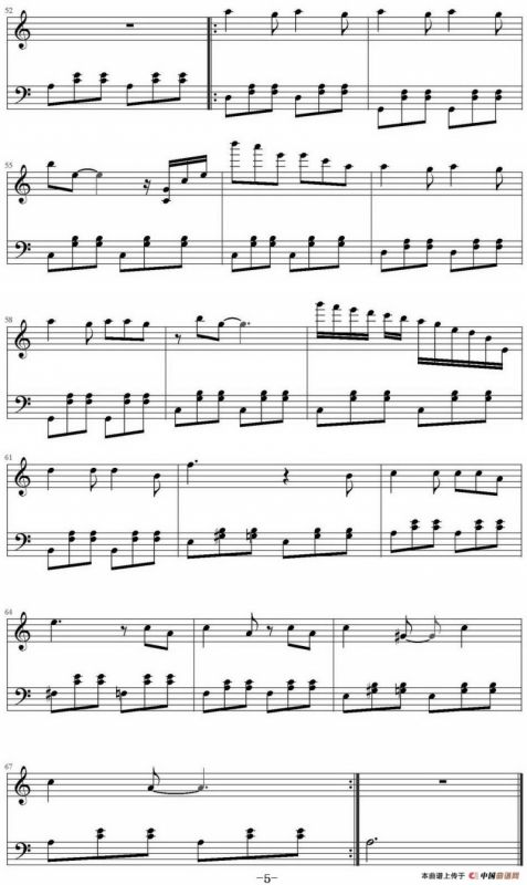 我要我们在一起（弹琴吧制谱版）