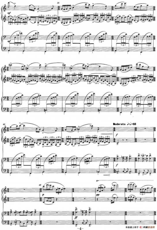 遗风天籁（为两架钢琴而作）