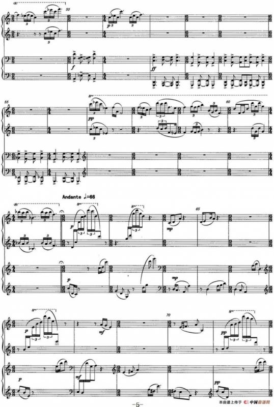 遗风天籁（为两架钢琴而作）