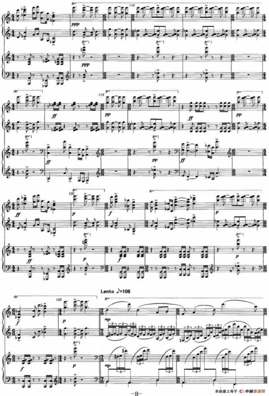 遗风天籁（为两架钢琴而作）