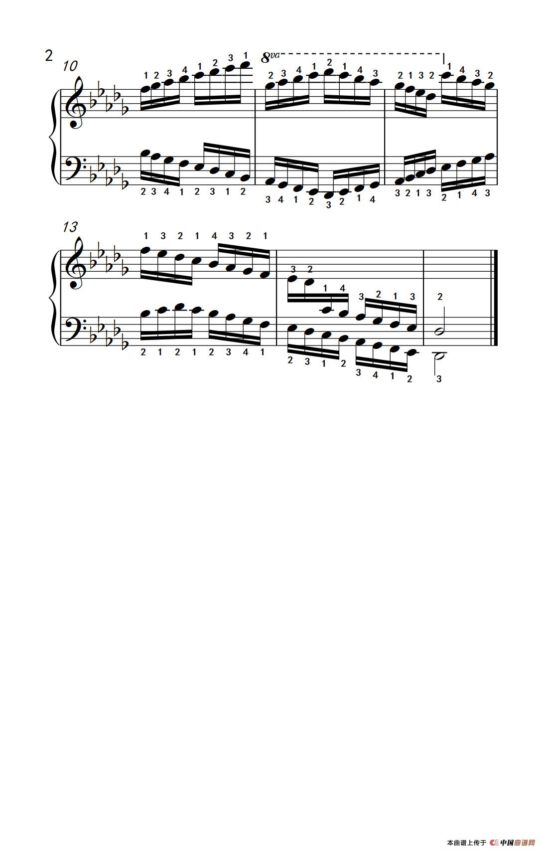 第九级21.?D大调音阶（中央音乐学院 钢琴（业余）考级教程 7-9级）