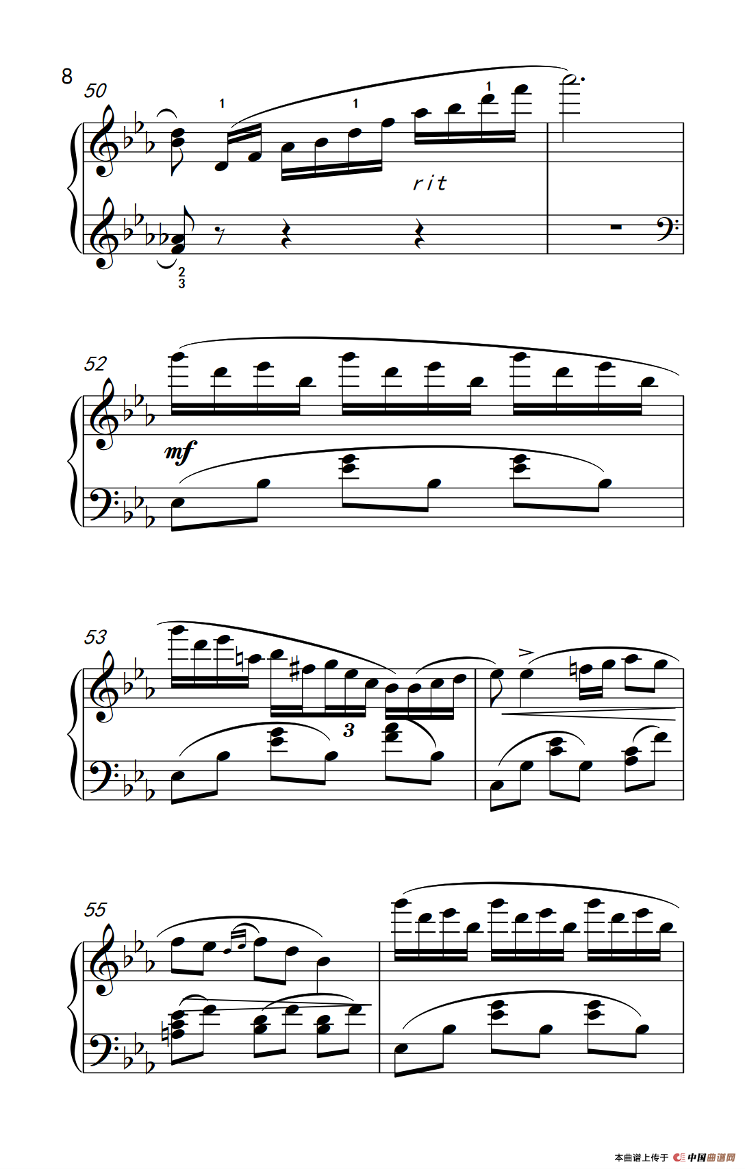 第八级3.?A大调波兰舞曲（中央音乐学院 钢琴（业余）考级教程 7-9级）