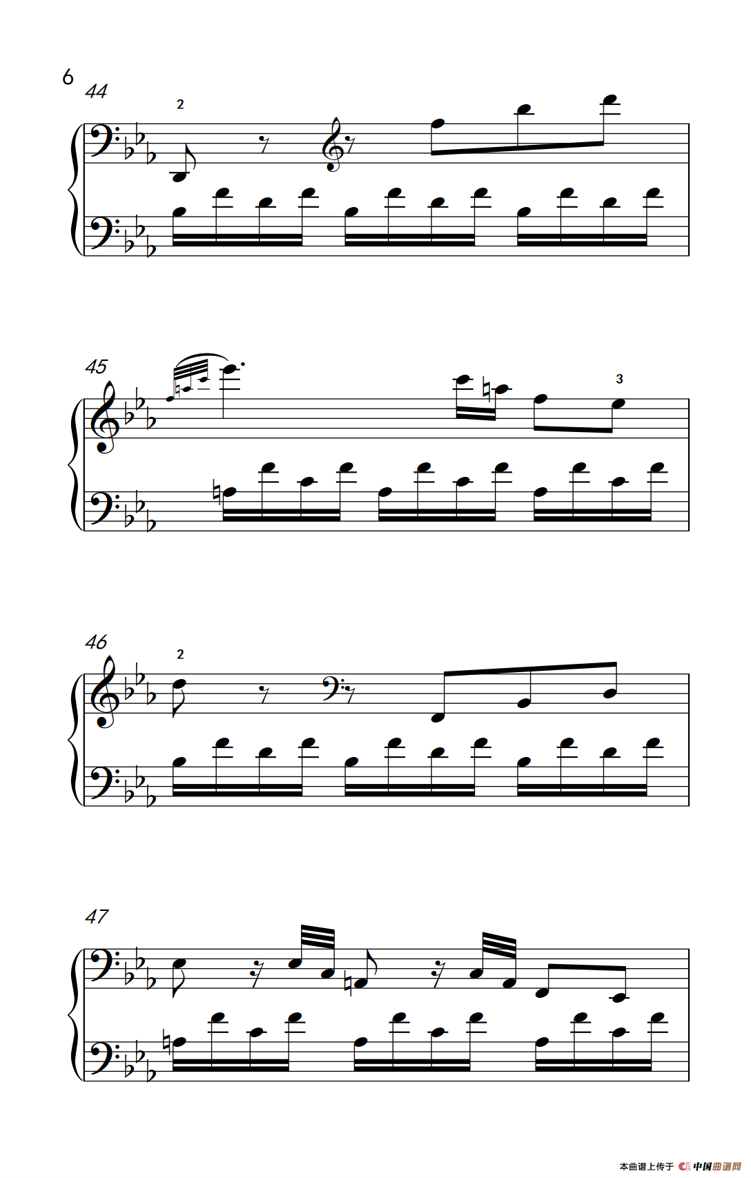 第八级2.?E大调奏鸣曲 第一乐章 Hob.XVI 49（中央音乐学院 钢琴（业余）考级教程 7-9级）