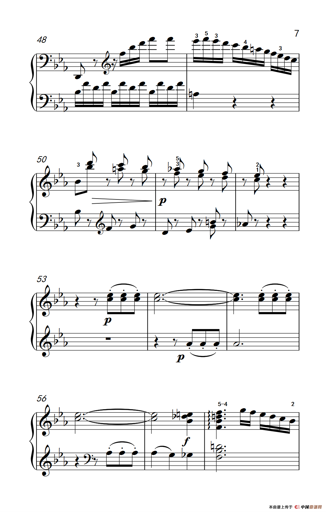 第八级2.?E大调奏鸣曲 第一乐章 Hob.XVI 49（中央音乐学院 钢琴（业余）考级教程 7-9级）