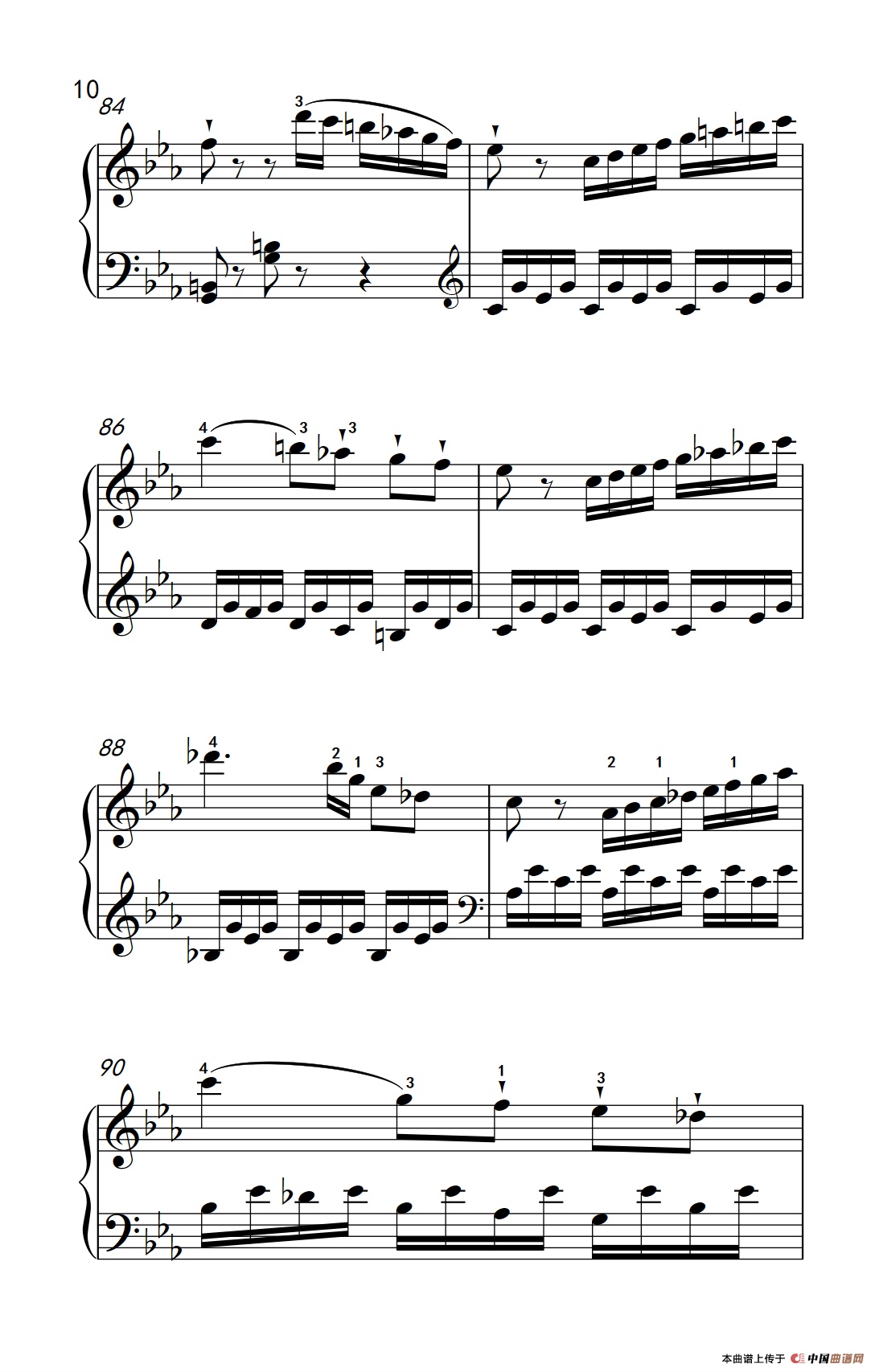 第八级2.?E大调奏鸣曲 第一乐章 Hob.XVI 49（中央音乐学院 钢琴（业余）考级教程 7-9级）