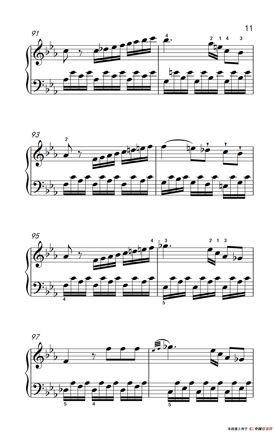 第八级2.?E大调奏鸣曲 第一乐章 Hob.XVI 49（中央音乐学院 钢琴（业余）考级教程 7-9级）