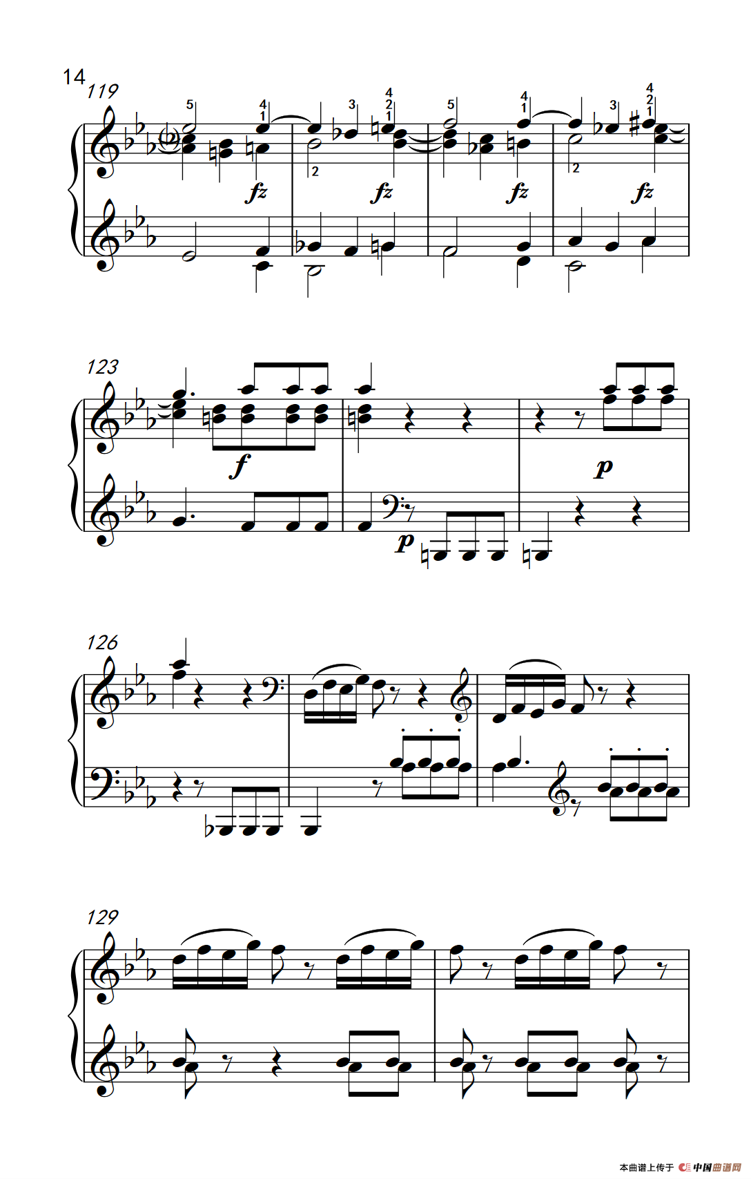 第八级2.?E大调奏鸣曲 第一乐章 Hob.XVI 49（中央音乐学院 钢琴（业余）考级教程 7-9级）