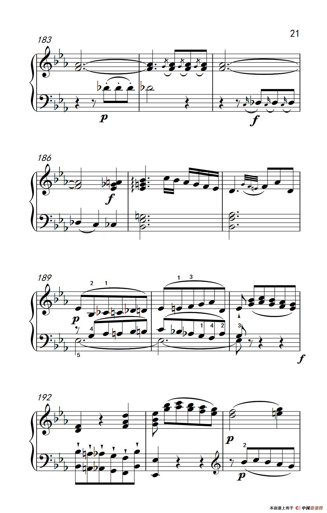 第八级2.?E大调奏鸣曲 第一乐章 Hob.XVI 49（中央音乐学院 钢琴（业余）考级教程 7-9级）