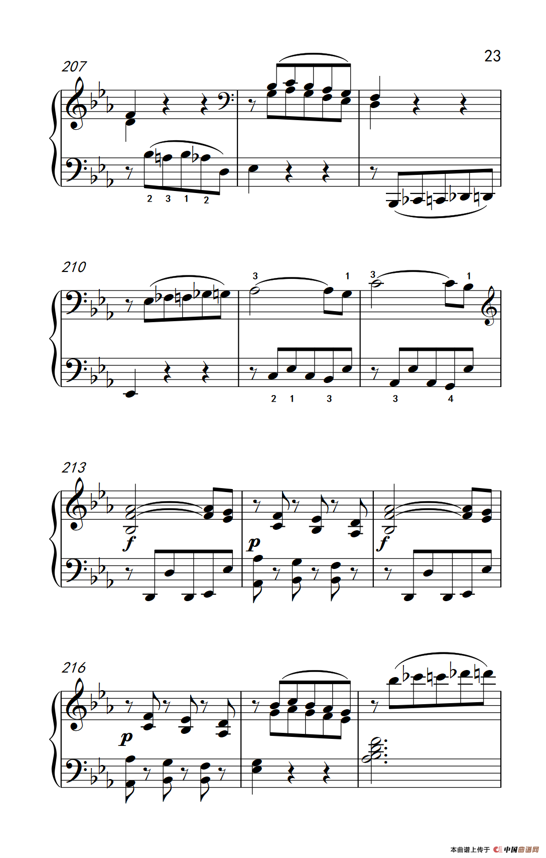 第八级2.?E大调奏鸣曲 第一乐章 Hob.XVI 49（中央音乐学院 钢琴（业余）考级教程 7-9级）