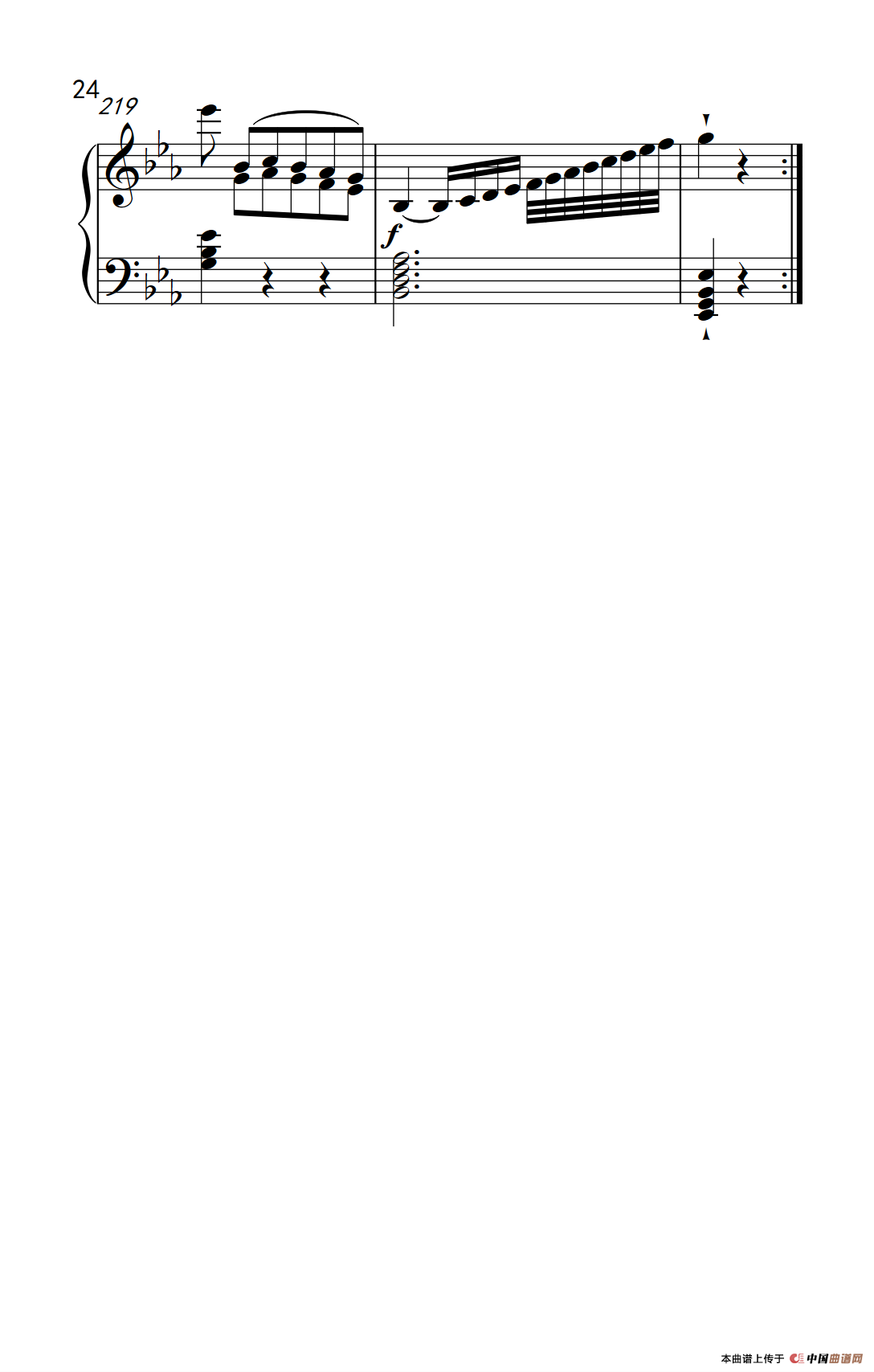 第八级2.?E大调奏鸣曲 第一乐章 Hob.XVI 49（中央音乐学院 钢琴（业余）考级教程 7-9级）