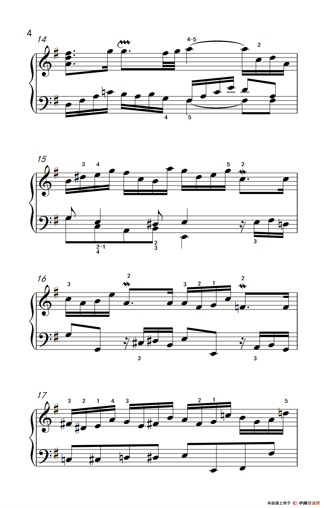 第八级2.阿勒曼德舞曲（中央音乐学院 钢琴（业余）考级教程 7-9级）