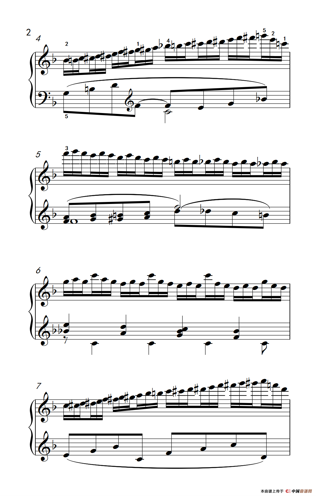 第八级3.练习曲 No.6 （中央音乐学院 钢琴（业余）考级教程 7-9级）