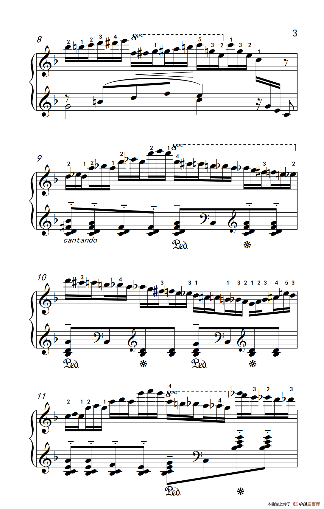 第八级3.练习曲 No.6 （中央音乐学院 钢琴（业余）考级教程 7-9级）