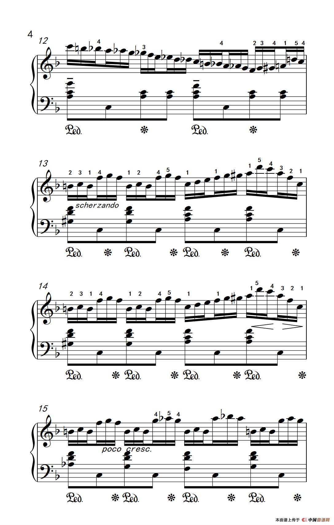 第八级3.练习曲 No.6 （中央音乐学院 钢琴（业余）考级教程 7-9级）