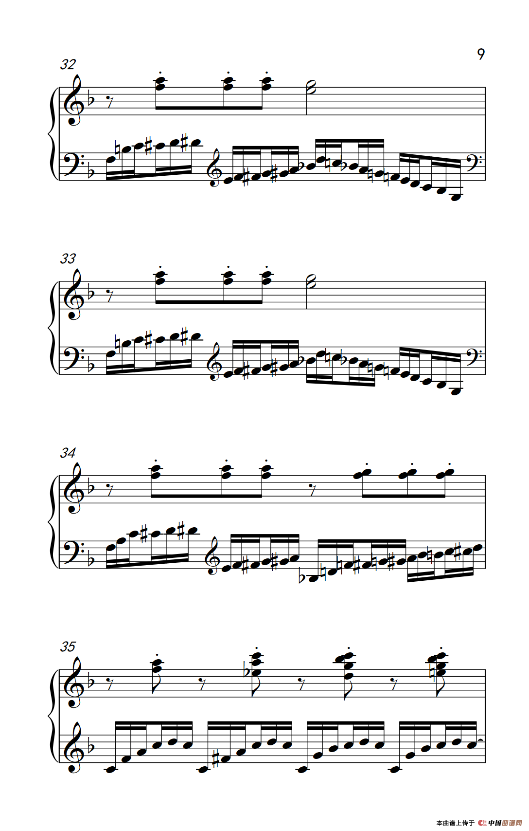 第八级3.练习曲 No.6 （中央音乐学院 钢琴（业余）考级教程 7-9级）