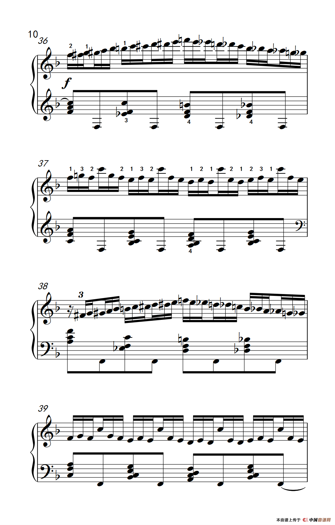 第八级3.练习曲 No.6 （中央音乐学院 钢琴（业余）考级教程 7-9级）