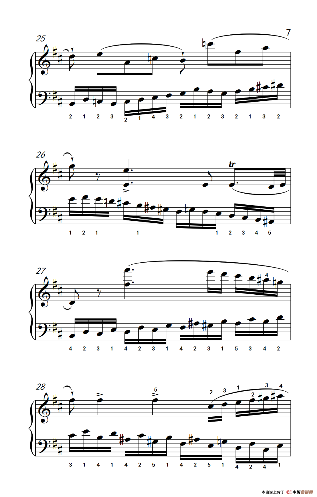 第八级2.练习曲 No.6 （中央音乐学院 钢琴（业余）考级教程 7-9级）