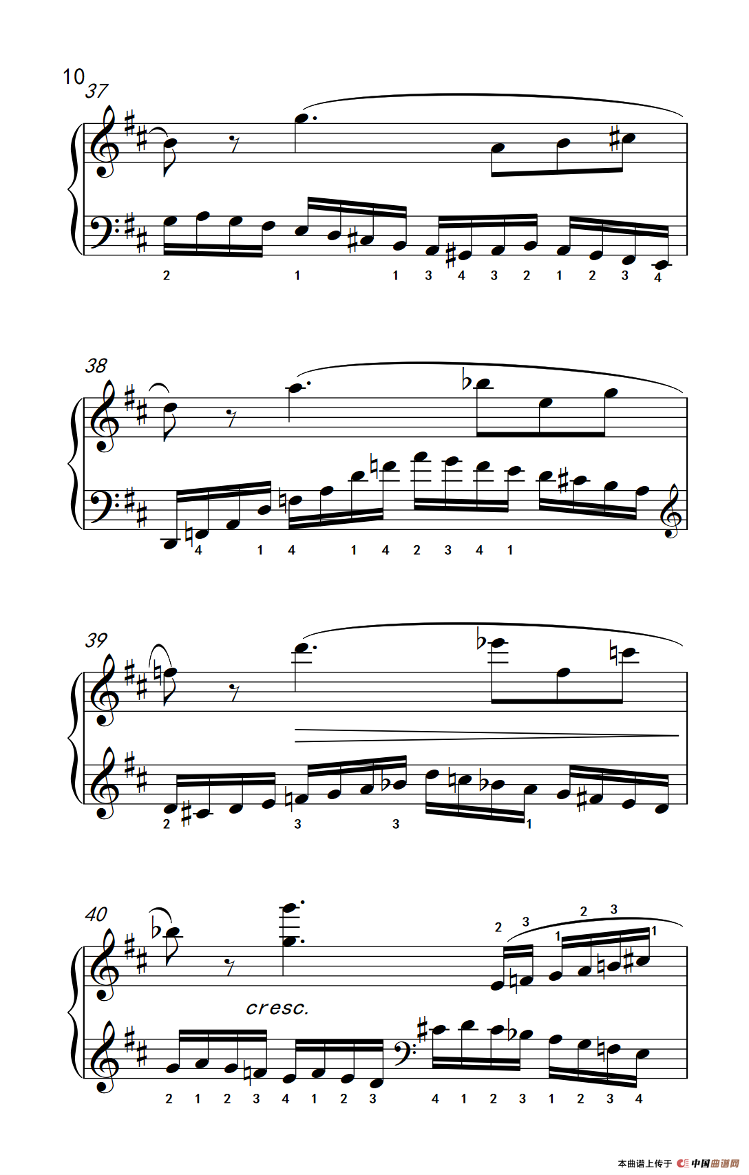 第八级2.练习曲 No.6 （中央音乐学院 钢琴（业余）考级教程 7-9级）