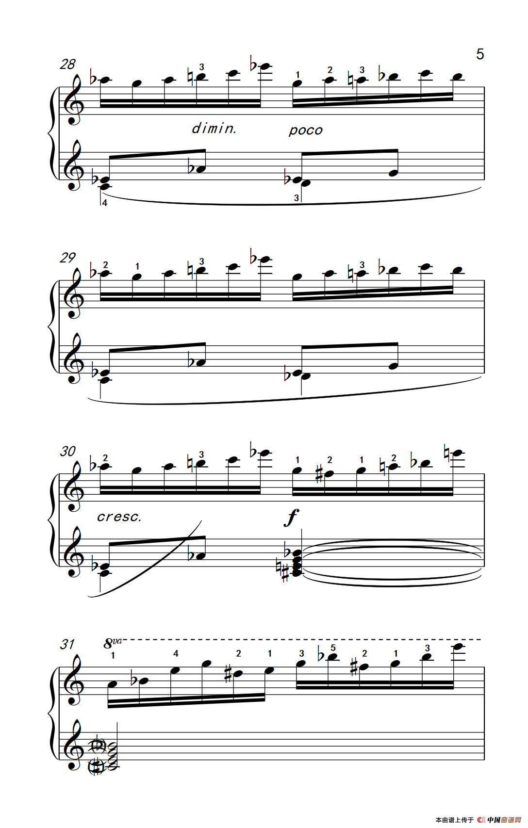 第八级1.练习曲 Op.740 No.16（中央音乐学院 钢琴（业余）考级教程 7-9级）