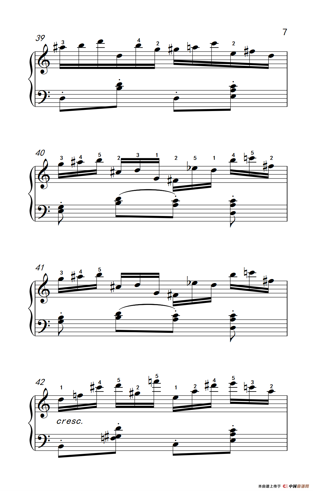 第八级1.练习曲 Op.740 No.16（中央音乐学院 钢琴（业余）考级教程 7-9级）