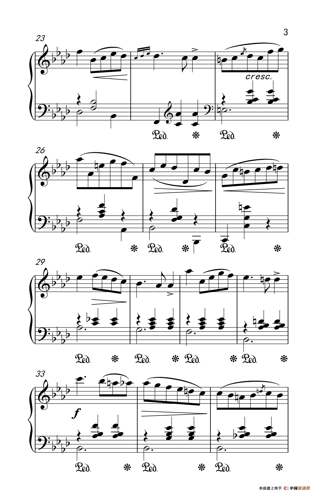 第七级2.圆舞曲 Opus posth.70 No.2（中央音乐学院 钢琴（业余）考级教程 7-9级）