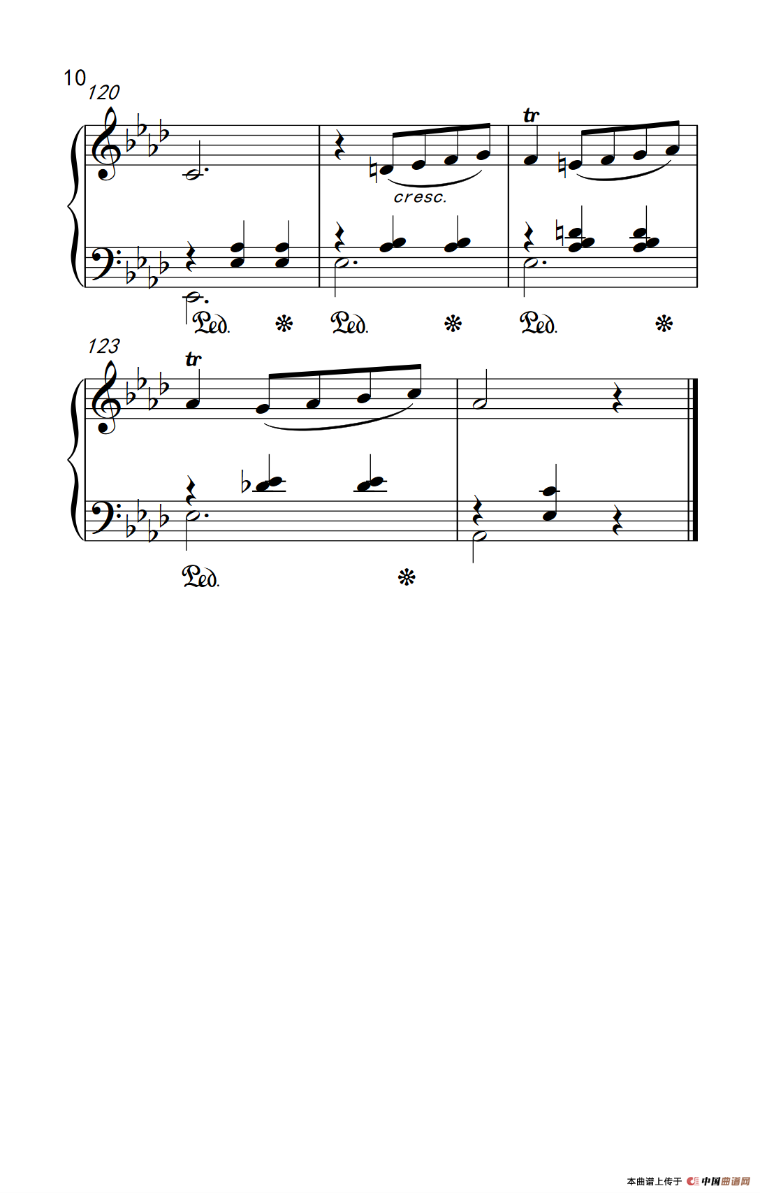 第七级2.圆舞曲 Opus posth.70 No.2（中央音乐学院 钢琴（业余）考级教程 7-9级）