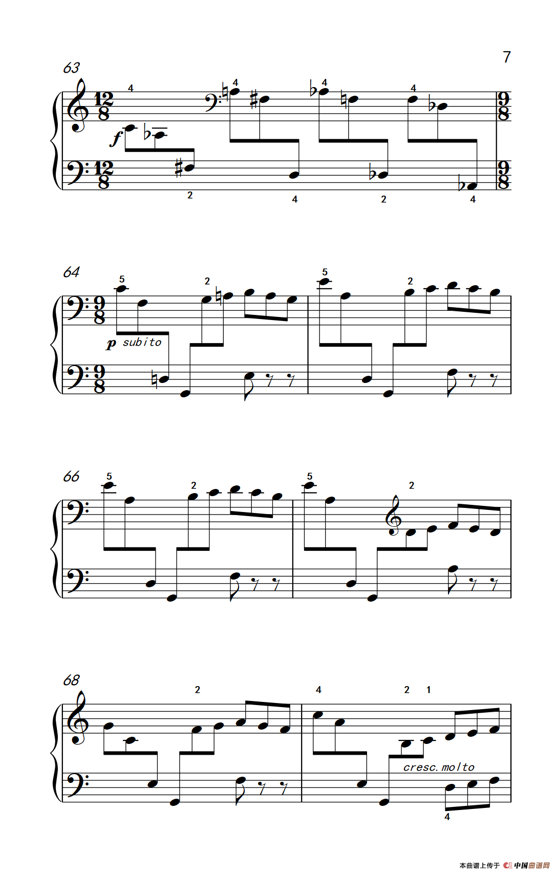 第七级1.回旋曲（中央音乐学院 钢琴（业余）考级教程 7-9级）