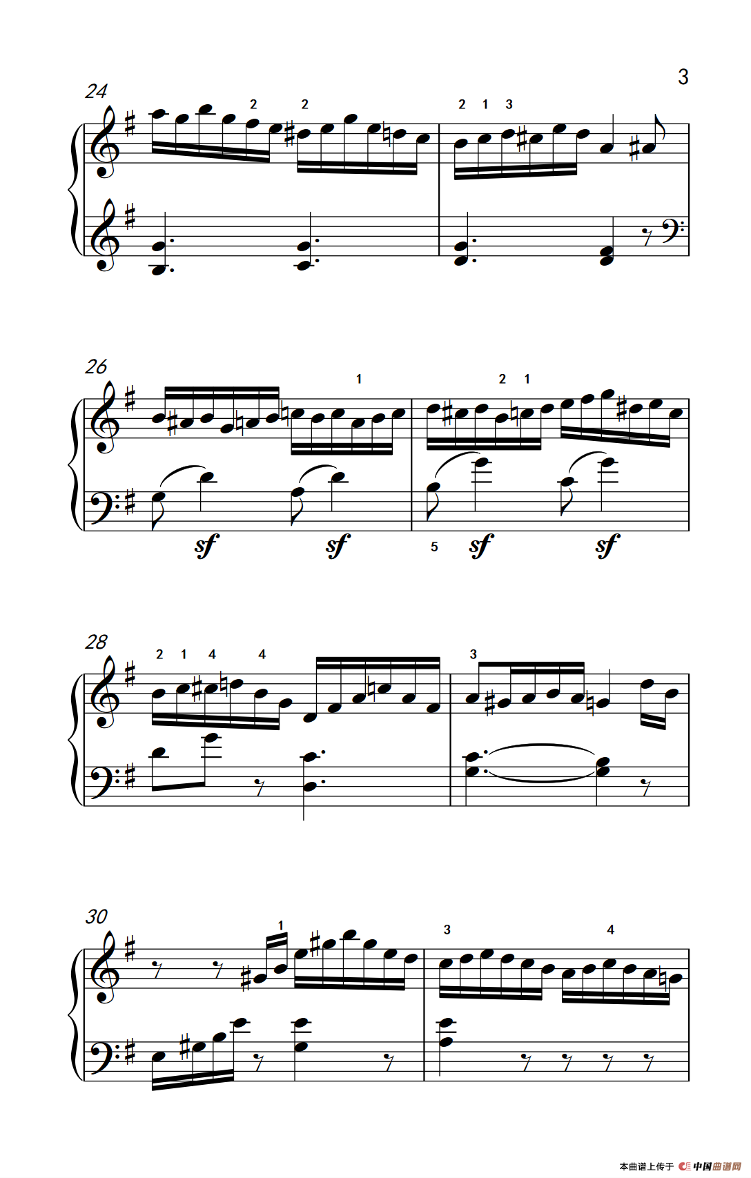 第七级2.G大调变奏曲 贝多芬（中央音乐学院 钢琴（业余）考级教程 7-9级）