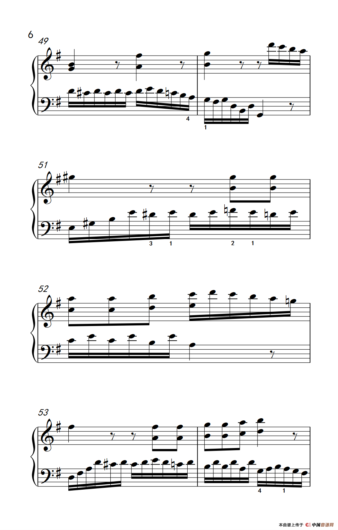 第七级2.G大调变奏曲 贝多芬（中央音乐学院 钢琴（业余）考级教程 7-9级）