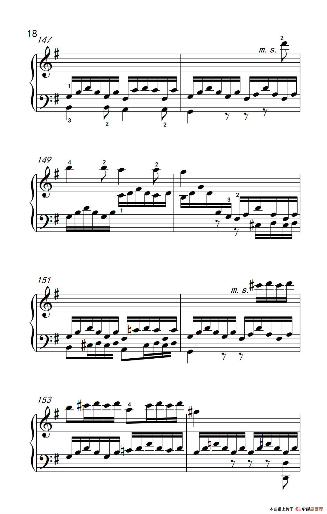 第七级2.G大调变奏曲 贝多芬（中央音乐学院 钢琴（业余）考级教程 7-9级）