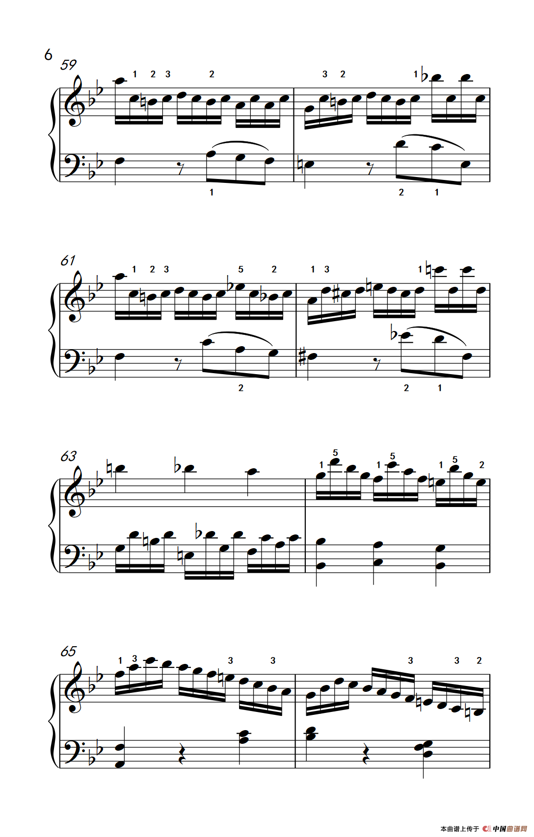 第七级1.?B大调奏鸣曲 第一乐章 K.570（中央音乐学院 钢琴（业余）考级教程 7-9级）