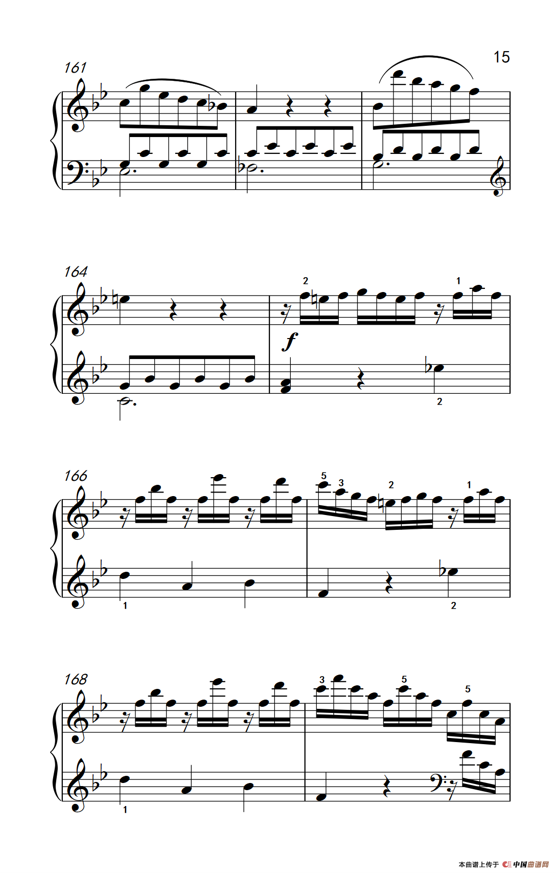 第七级1.?B大调奏鸣曲 第一乐章 K.570（中央音乐学院 钢琴（业余）考级教程 7-9级）