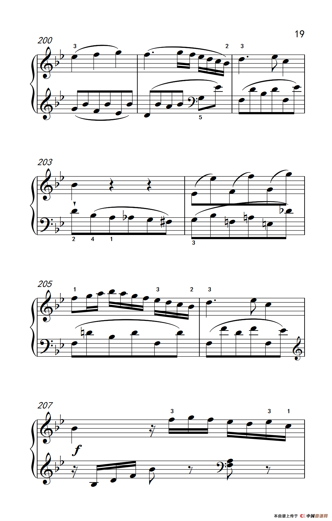 第七级1.?B大调奏鸣曲 第一乐章 K.570（中央音乐学院 钢琴（业余）考级教程 7-9级）