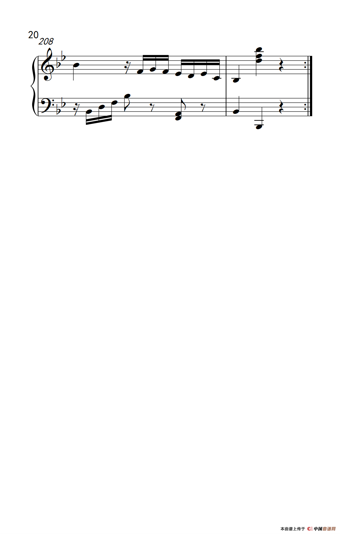 第七级1.?B大调奏鸣曲 第一乐章 K.570（中央音乐学院 钢琴（业余）考级教程 7-9级）