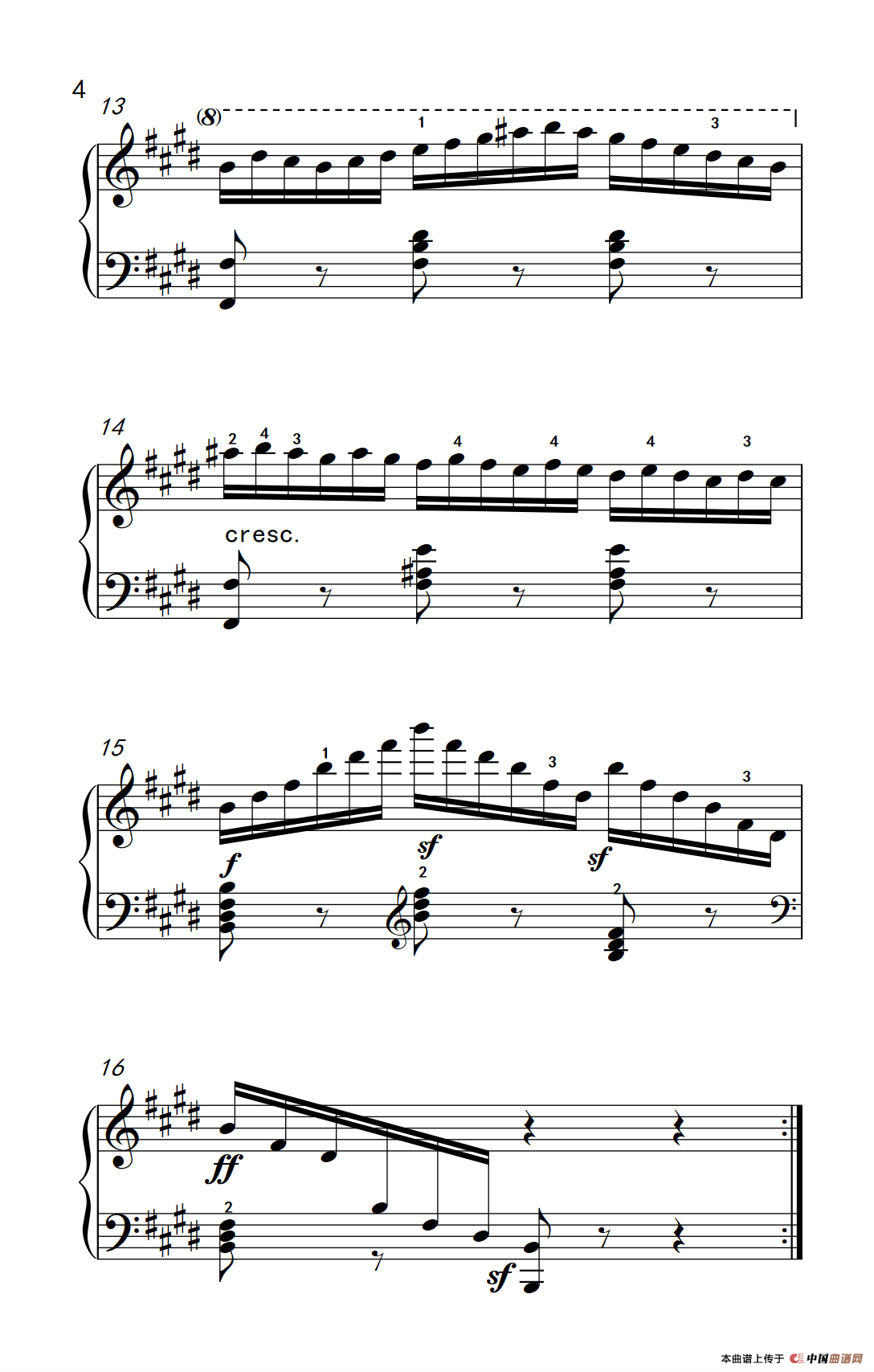 第七级3.练习曲（中央音乐学院 钢琴（业余）考级教程 7-9级）