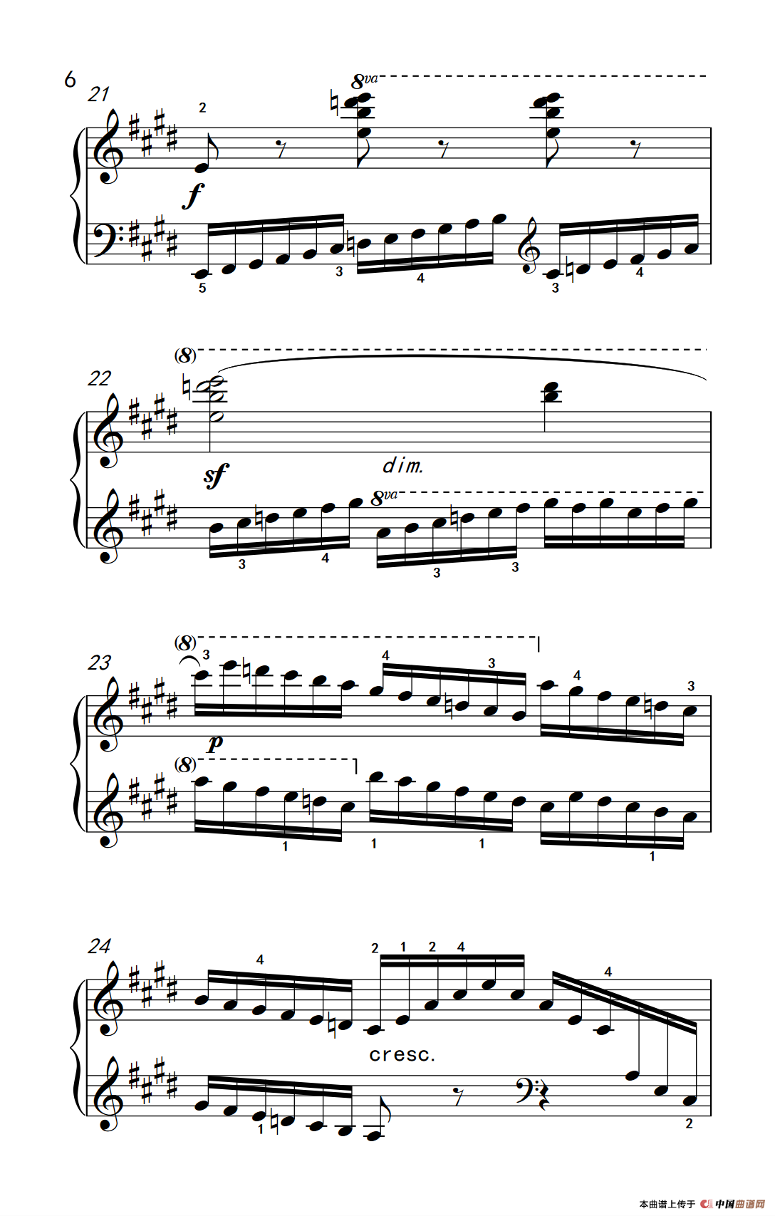 第七级3.练习曲（中央音乐学院 钢琴（业余）考级教程 7-9级）