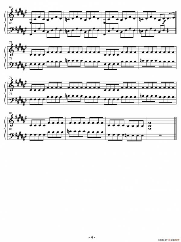 ALL STAR（钢琴分谱）