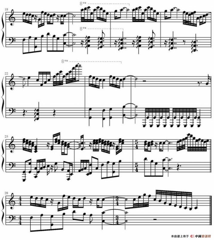 六月的雨（《仙剑奇侠传》插曲、孙静松制谱版）