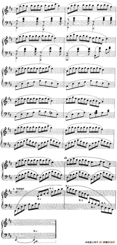 钢琴小品：小鱼游