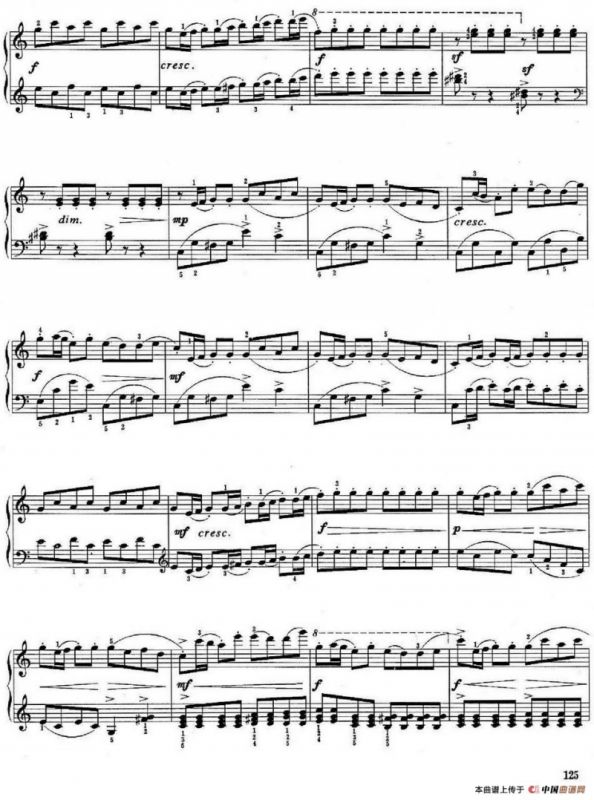 儿童组曲 快乐的节日（钢琴独奏）